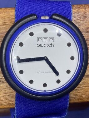 Blue Pop Swatch with two bands